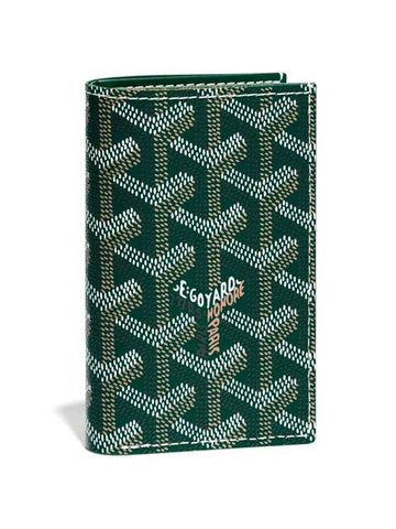 Saint-Pierre Half Card Holder Green - GOYARD - BALAAN 1