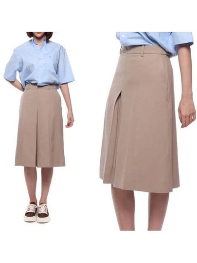 Skirt Wide Pants Beige - AMI - BALAAN 2