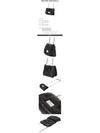 Glam Slam Flap Crossbody Bag Black - MAISON MARGIELA - BALAAN 3