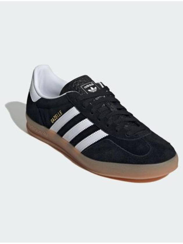 Gazelle Indoor Low Top Sneakers Core Black - ADIDAS - BALAAN 5