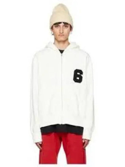 Archive Printing Zip Up Hoodie White - MAISON MARGIELA - BALAAN 2