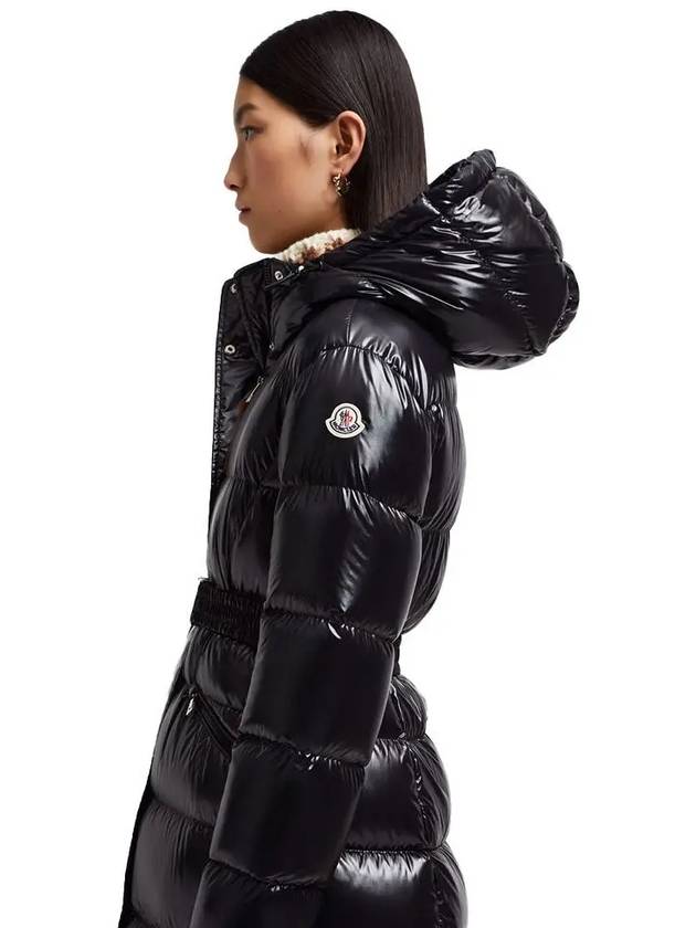 Bellevue Down Long Padding Black - MONCLER - BALAAN 3