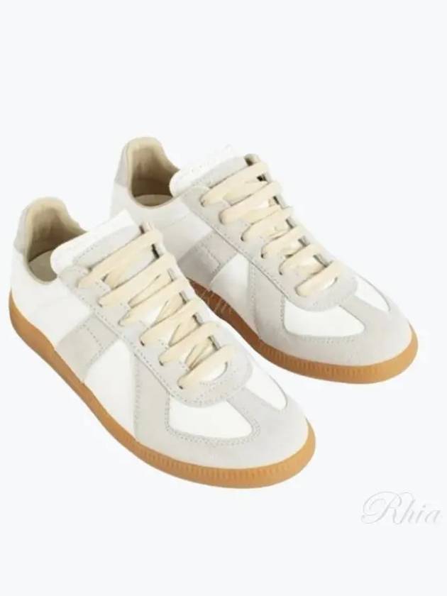 Replica Calfskin Low Top Sneakers White - MAISON MARGIELA - BALAAN 2