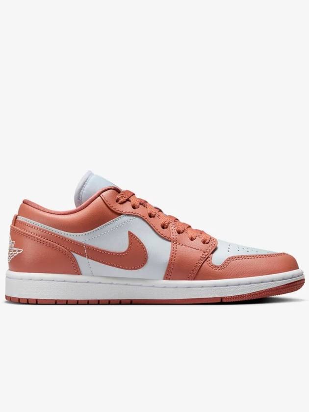 Nike Air Jordan 1 Low Women s Platinum Sky Jay Orange DC0774 080 - JORDAN - BALAAN 3