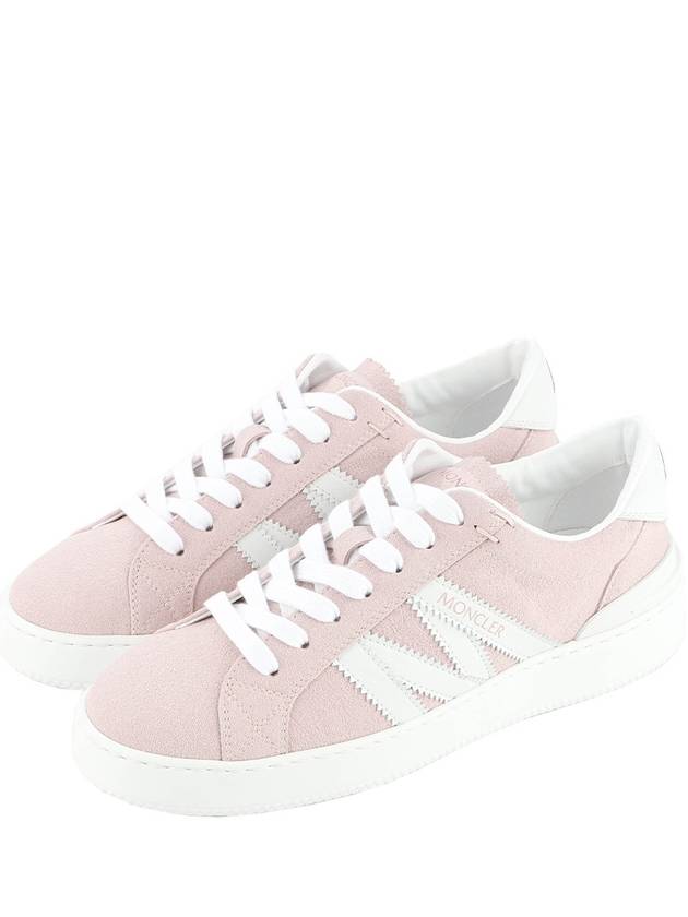 Monaco Trainer Low Top Sneakers Light Pink - MONCLER - BALAAN 2