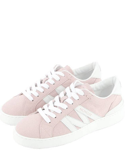 Monaco Trainer Low Top Sneakers Light Pink - MONCLER - BALAAN 2