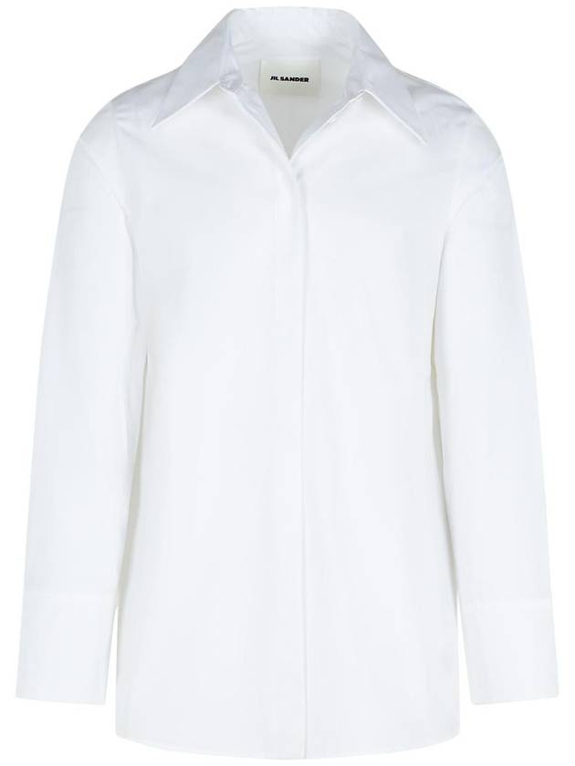 Jil Sander White Cotton Shirt - JIL SANDER - BALAAN 1