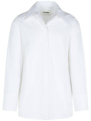 Jil Sander White Cotton Shirt - JIL SANDER - BALAAN 1