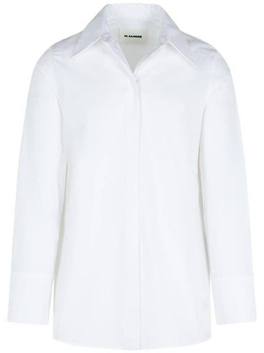 Jil Sander White Cotton Shirt - JIL SANDER - BALAAN 1