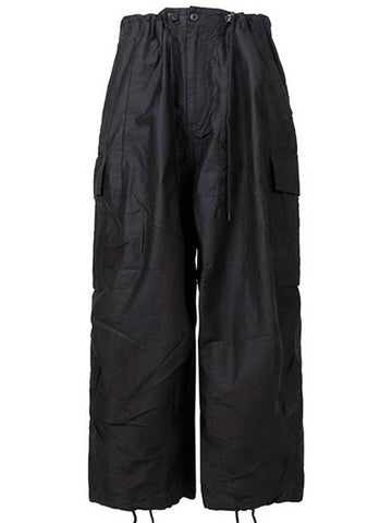 Black HD Wide Cargo Pants PU248 B 00019 - NEEDLES - BALAAN 1