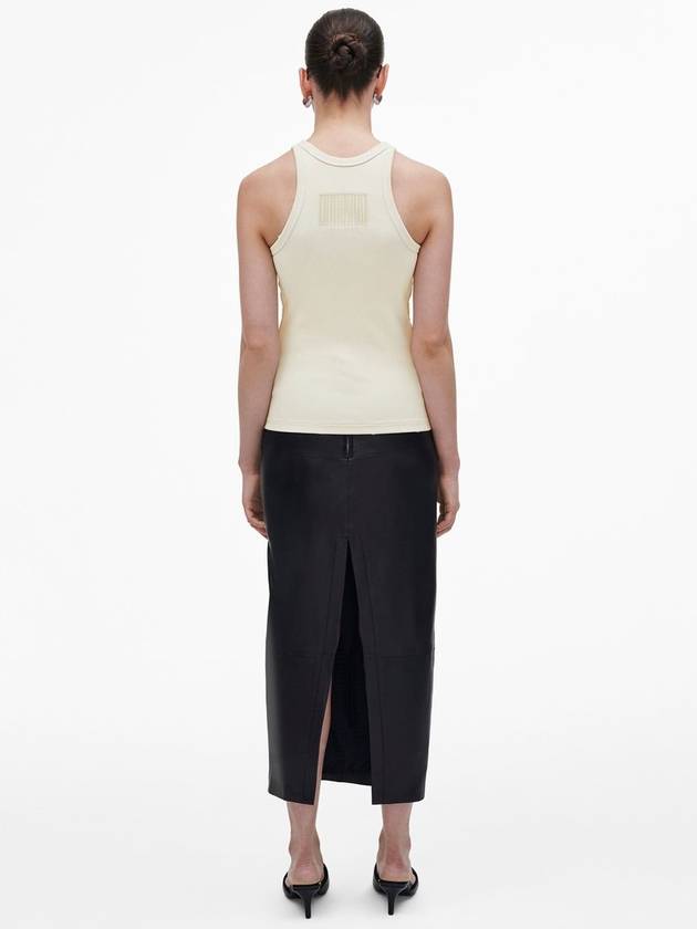 Heavy Cotton Rib Grunge Rib Tank_Cream (2S4RTP016C12-106) - MARC JACOBS - BALAAN 3