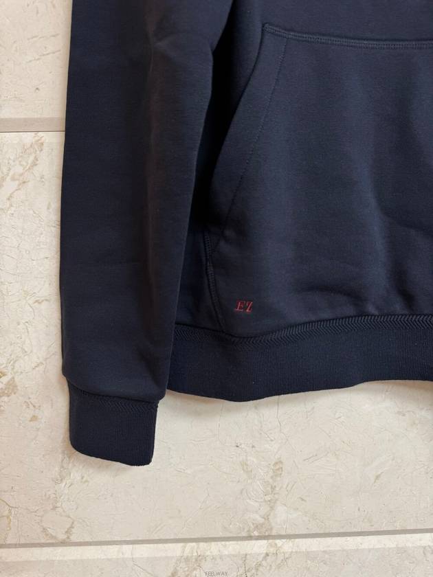 Zegna Leather Point Navy Sweatshirt 50 - ERMENEGILDO ZEGNA - BALAAN 3