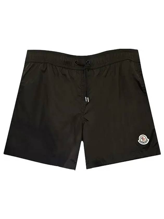 Logo Patch Swim Shorts Black - MONCLER - BALAAN 2