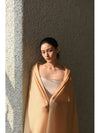 Cashmere Pashmina Muffler Peach Ivory - WILL'O THE WISP - BALAAN 4