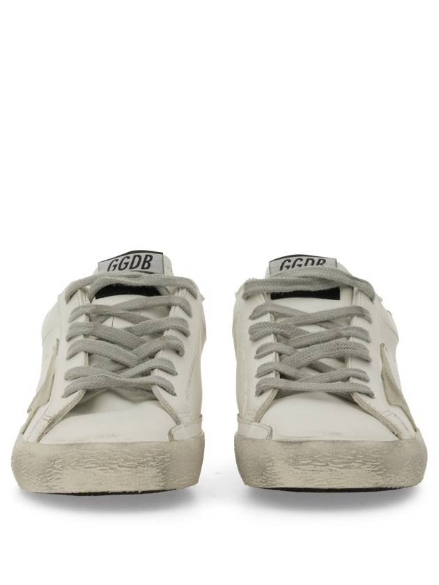 Silver Tab Super Star Low Top Sneakers White - GOLDEN GOOSE - BALAAN 5