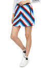 Women's Chevron Striped Skirt Twilight - G/FORE - BALAAN 6