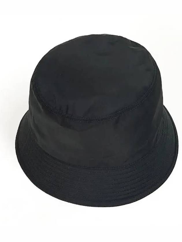 Re-Nylon Triangle Logo Bucket Hat Black - PRADA - BALAAN 4