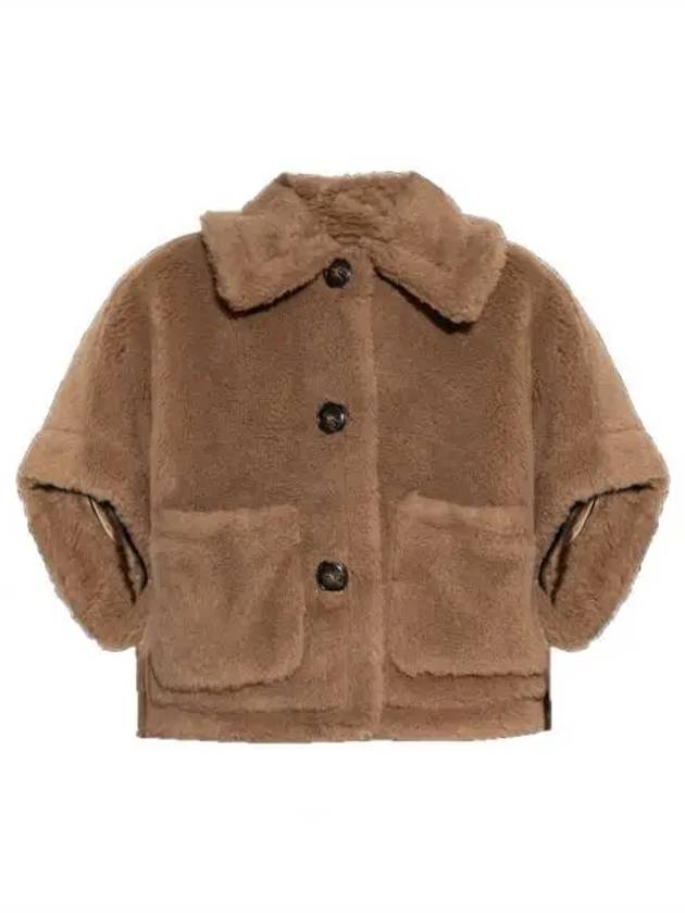 TERZO Teddy Cape Jacket 2424736262 600739 001 Camel 1059250 - MAX MARA - BALAAN 1