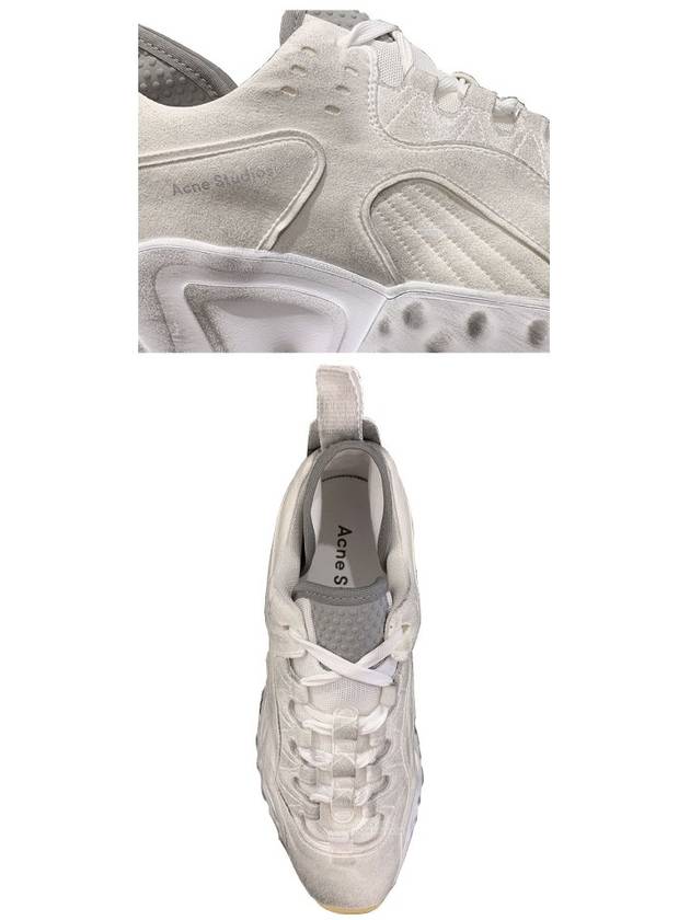 Manhattan Tumbled Low Top Sneakers White - ACNE STUDIOS - BALAAN 7