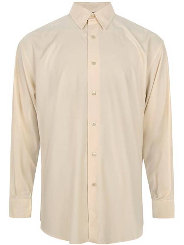 Ivory Superfine Wool Shirt A24AS02WT BEIGE 00033 - AURALEE - BALAAN 1