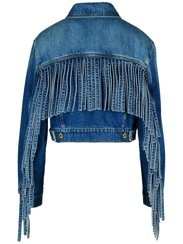 Moschino Blue Cotton Jeans Jacket - MOSCHINO - BALAAN 3