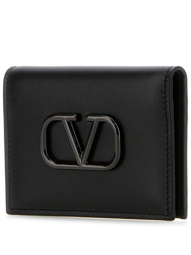 4Y2P0T39 VTQ 0NO Men s V logo card wallet - VALENTINO - BALAAN 3