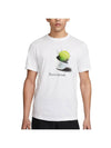 Court Dri-Fit Logo Short Sleeve T-Shirt White - NIKE - BALAAN 1