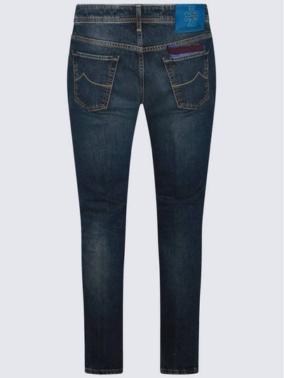 Jacob Cohen Dark Blue Cotton Jeans - JACOB COHEN - BALAAN 2