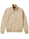 G9 Classic Original Harrington Zip-Up Jacket Beige - BARACUTA - BALAAN 2