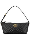 GG Marmont Shoulder Bag Black - GUCCI - BALAAN 3