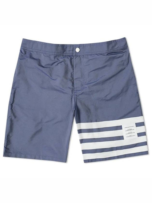 4 Bar Tech Swim Shorts Navy - THOM BROWNE - BALAAN 2