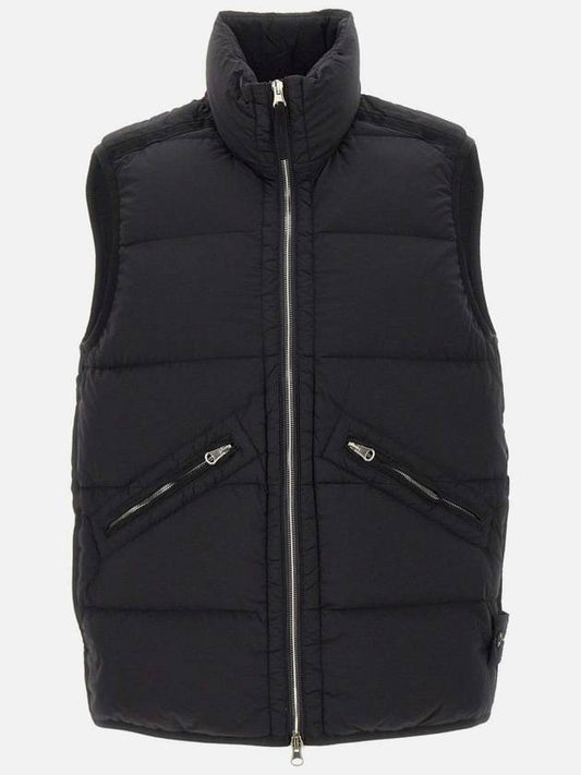 Seamless Tunnel Nylon Down Vest Black - STONE ISLAND - BALAAN 2