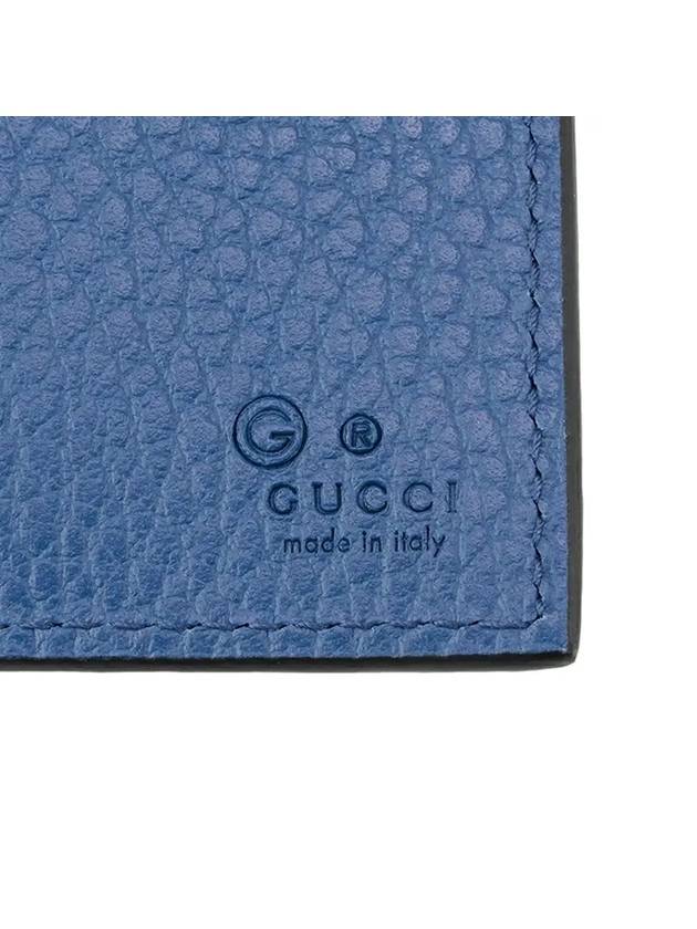 GG Interlocking Two Tone Half Wallet Black - GUCCI - BALAAN 6