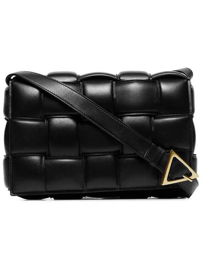 Gold Hardware Padded Cassette Cross Bag Black - BOTTEGA VENETA - BALAAN 2