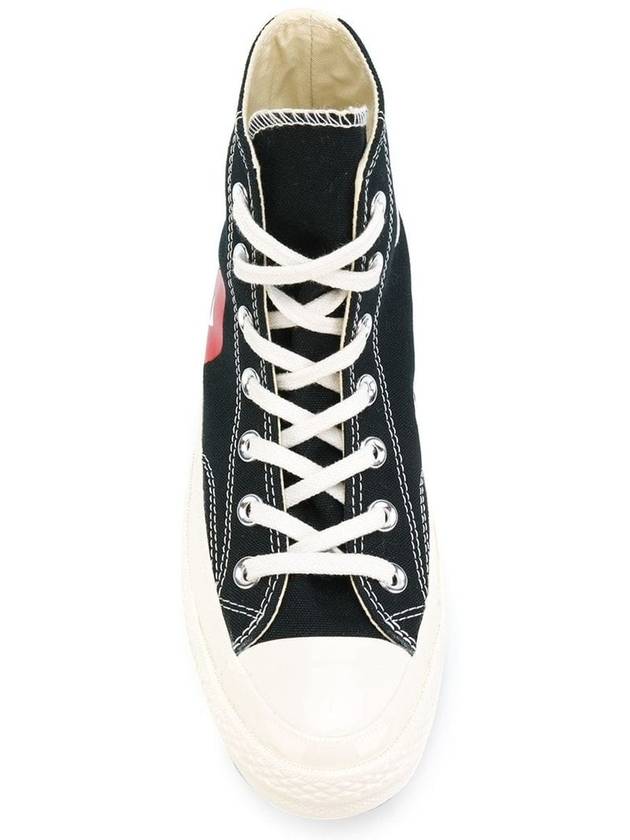 Comme Des Garçons Play X Converse Converse High Heart Logo Sneakers Shoes - COMME DES GARCONS PLAY - BALAAN 4