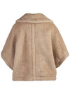 Women's Terzo Teddy Cape TERZO4 001 - MAX MARA - BALAAN 3