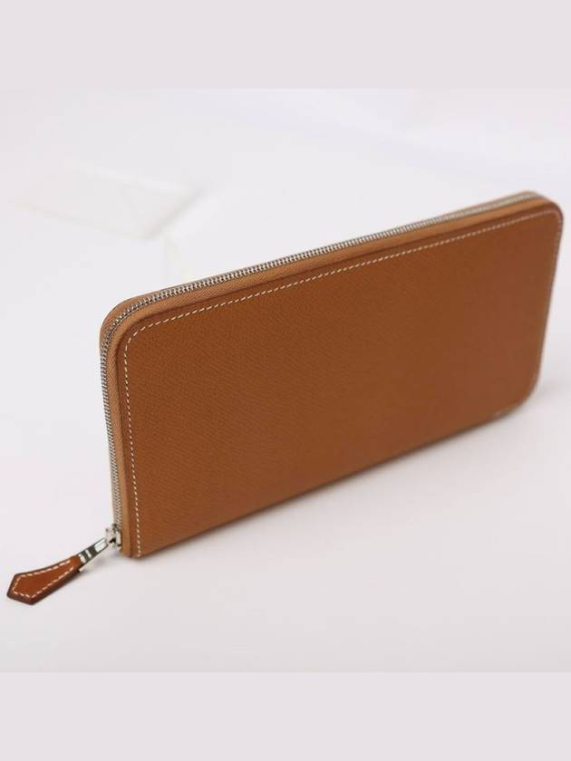 Silk'In Classic Long Wallet Brown - HERMES - BALAAN 3