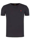 Men's Embroidered Pony Short Sleeve T-Shirt Black - POLO RALPH LAUREN - BALAAN 2