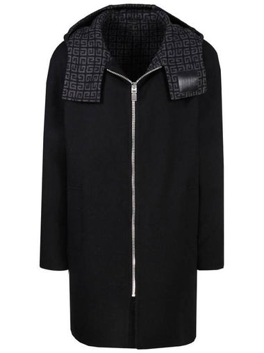 4G Zipper Long Single Coat Black - GIVENCHY - BALAAN 1