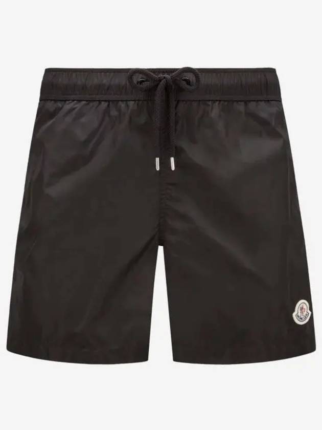 Logo Patch Swim Shorts Black - MONCLER - BALAAN 2