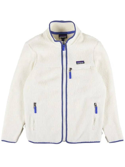 Women's Retro Pile Fleece Zip-up Jacket White - PATAGONIA - BALAAN 2