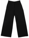 Gary Viscose Wide Pants Black - MAX MARA - BALAAN 1