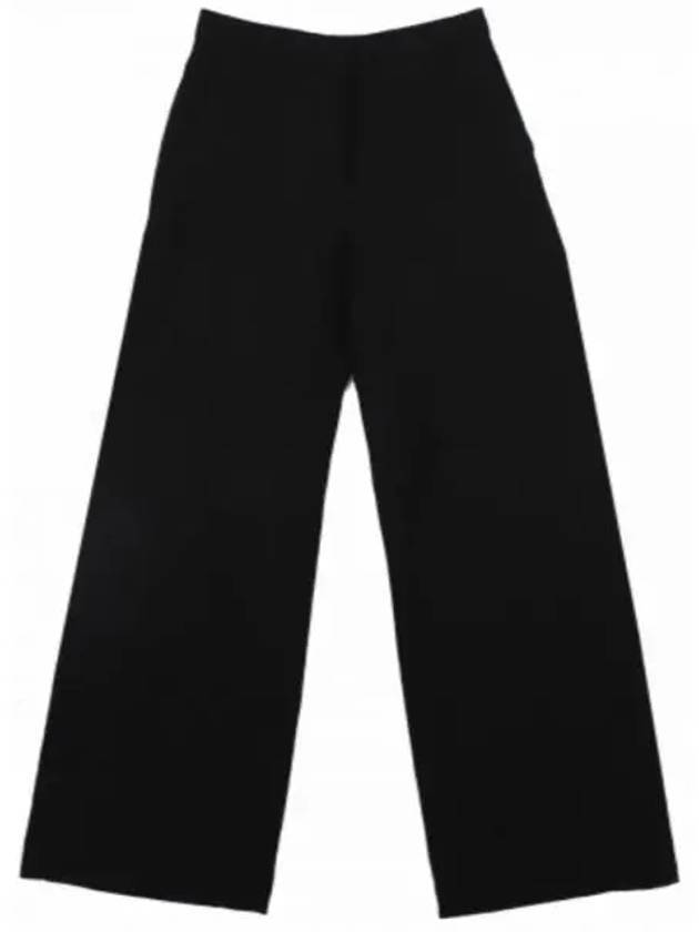 Gary Viscose Wide Pants Black - MAX MARA - BALAAN 1