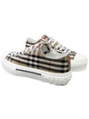 Vintage Check Cotton Sneakers Archive Beige - BURBERRY - BALAAN 4