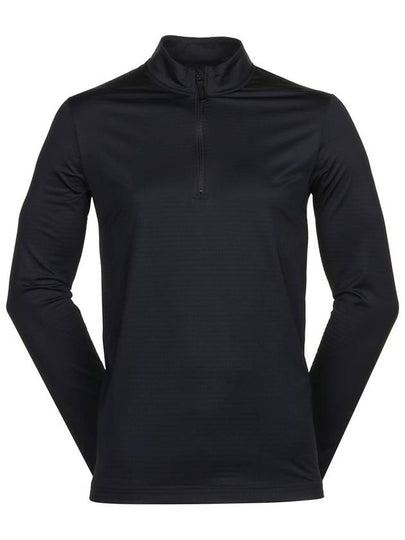 Golf Dri Fit Victory Half Zip Long Sleeve T-Shirt Black - NIKE - BALAAN 2