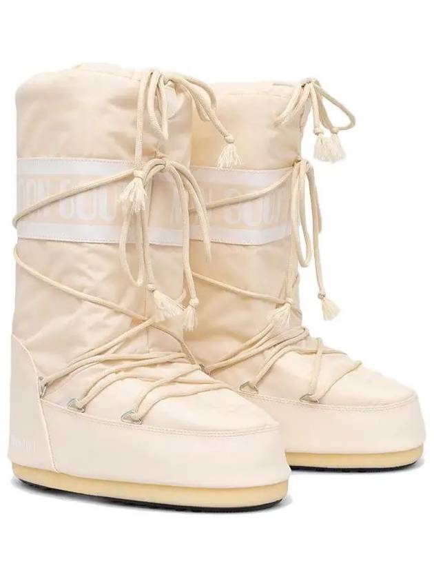 Logo Snow Winter Boots Cream - MOON BOOT - BALAAN 2