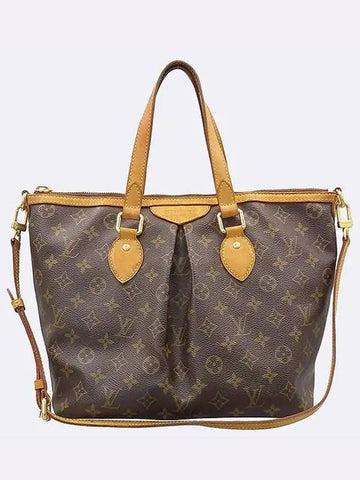 M40145 Monogram Canvas Palermo PM Tote Bag Shoulder Strap 2WAY - LOUIS VUITTON - BALAAN 1