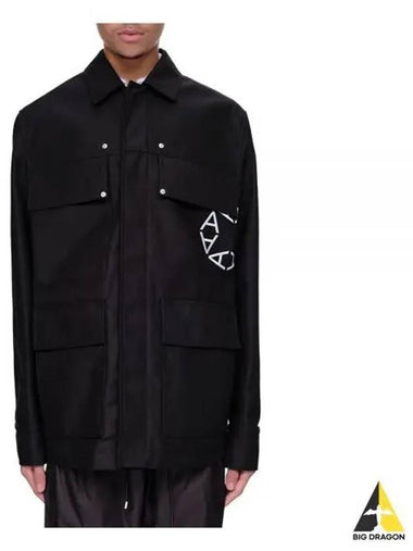 SPHERE LOGO OFFICIER JACKET AAMOU0260FA04 BLK graphic - 1017 ALYX 9SM - BALAAN 1