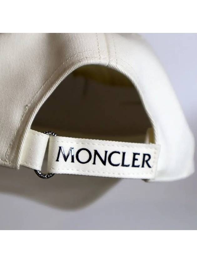 3B000020U162034 Baseball Logo Patch Hat Cap Moncler - MONCLER - BALAAN 7