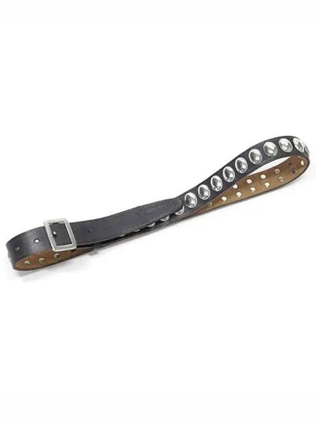 Dsquared silver studded leather belt BE1002 - DSQUARED2 - BALAAN 5